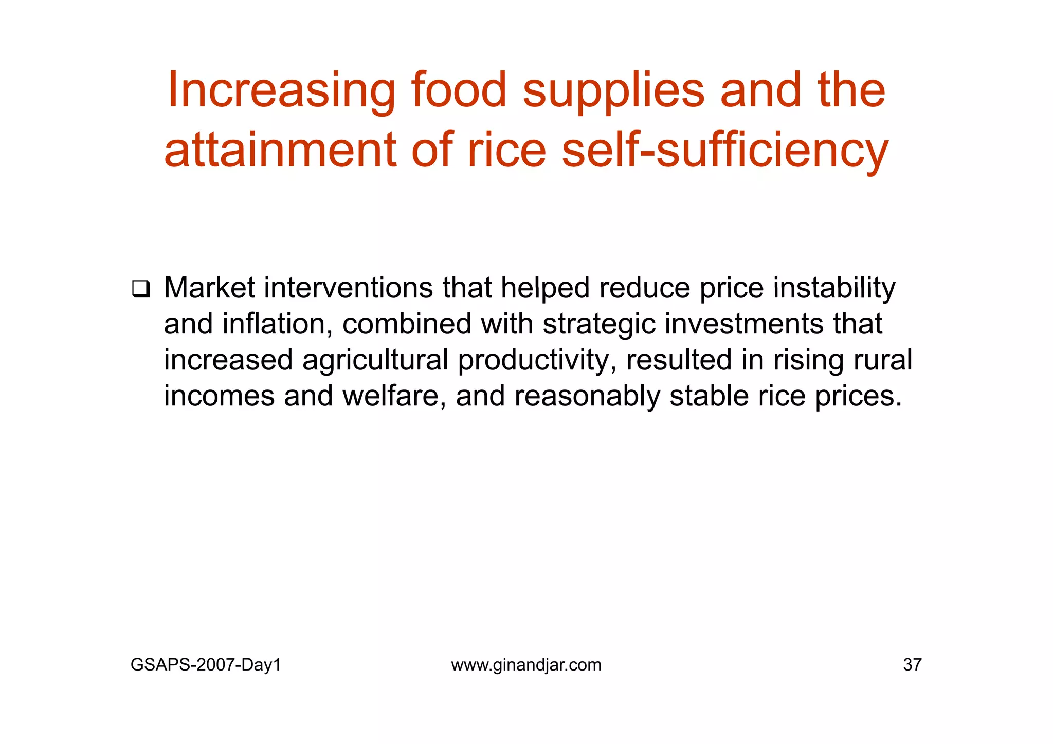 Day 1: Governance and Economic Crisis -The Case of Indonesia-