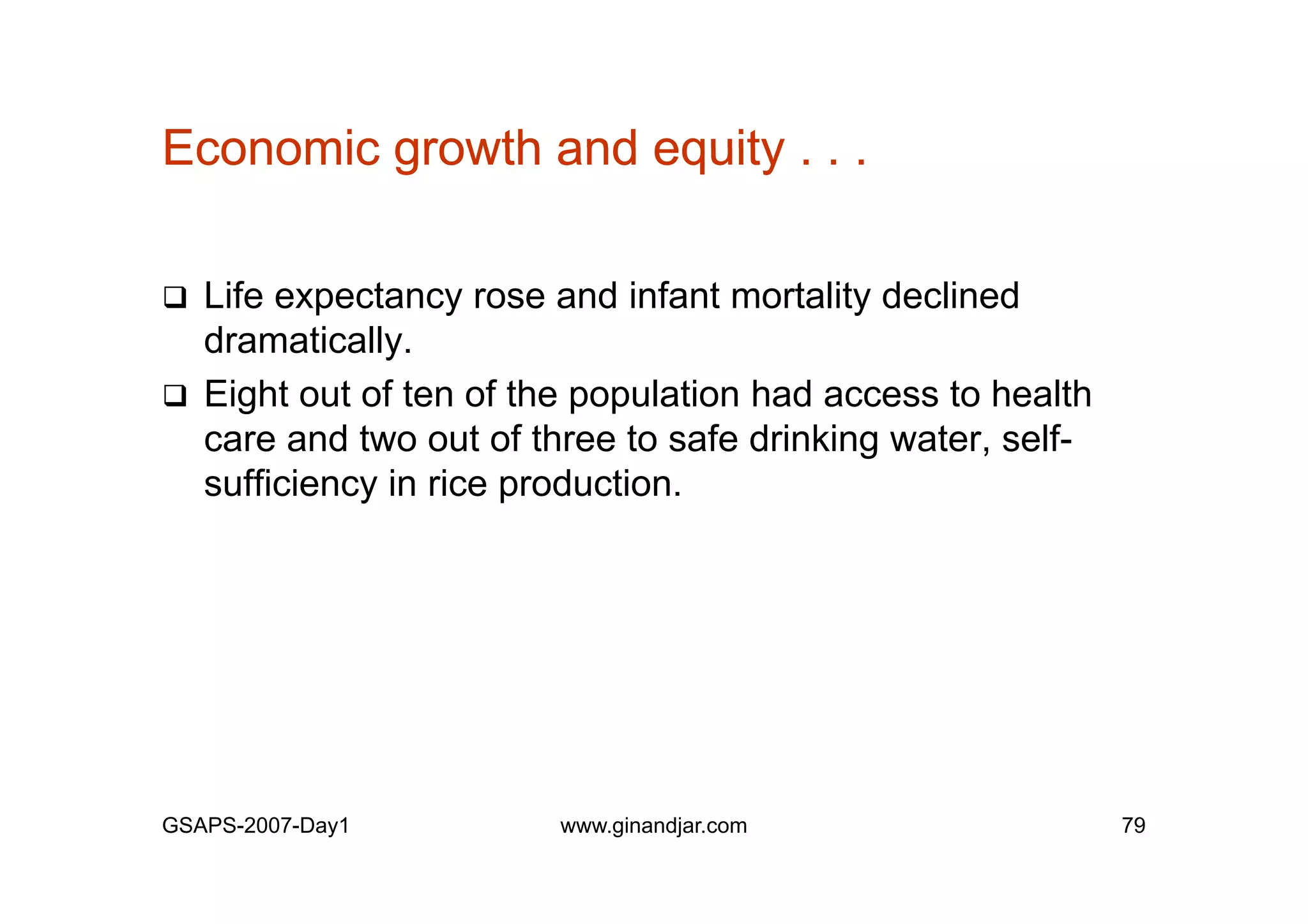 Day 1: Governance and Economic Crisis -The Case of Indonesia-