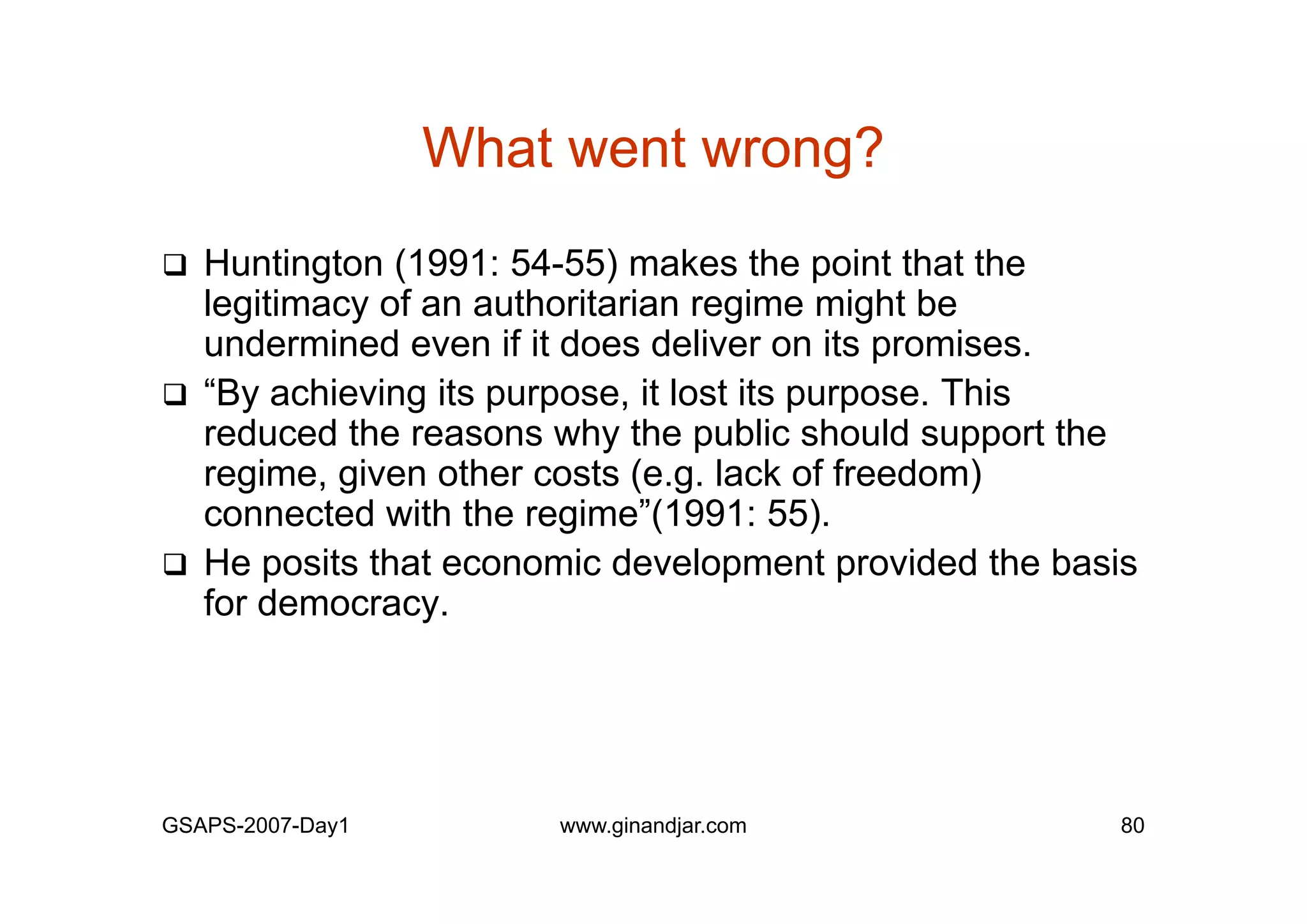 Day 1: Governance and Economic Crisis -The Case of Indonesia-