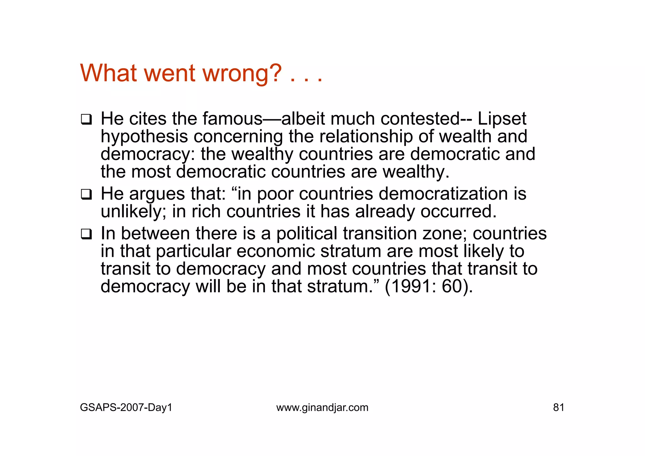 Day 1: Governance and Economic Crisis -The Case of Indonesia-