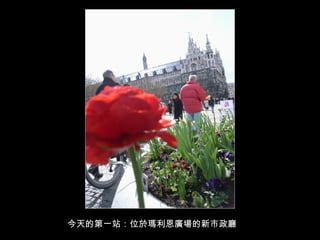 今天的第一站：位於瑪利恩廣場的新市政廳 