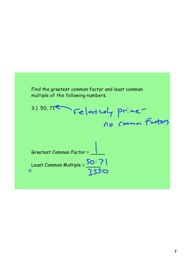 day 12 gcf lcm word problems venn diagram gcf lcm