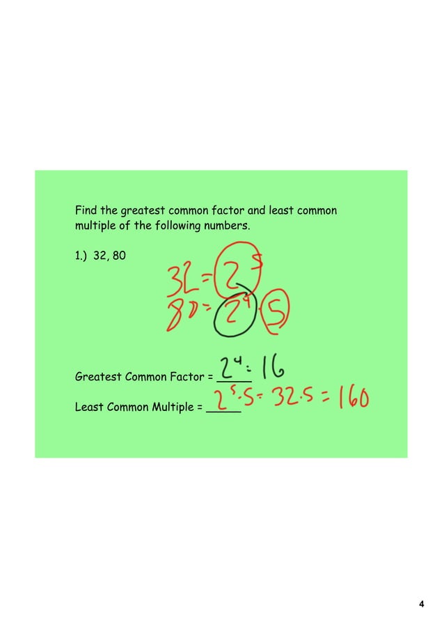 Day 12 gcf lcm word problems | PDF | Free Download