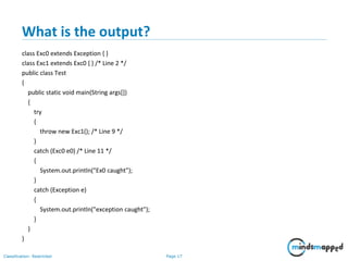 Exception Handling | PPT