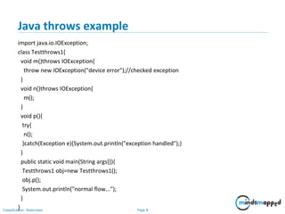 Exception Handling | PPT