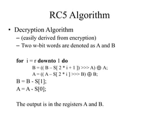 Unit 2 CNS -- RC% algorithm | PPT
