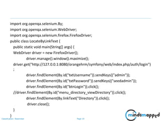 Selenium WebDriver | PPSX