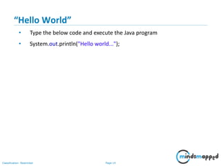 Core Java Basics | PPT