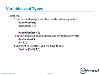 Core Java Basics | PPT