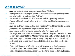 Core Java Basics | PPT