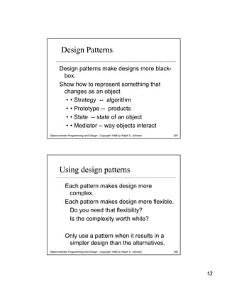 How to Design Frameworks