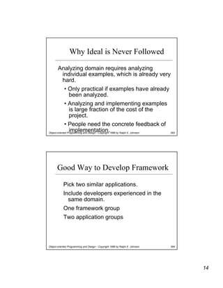 How to Design Frameworks