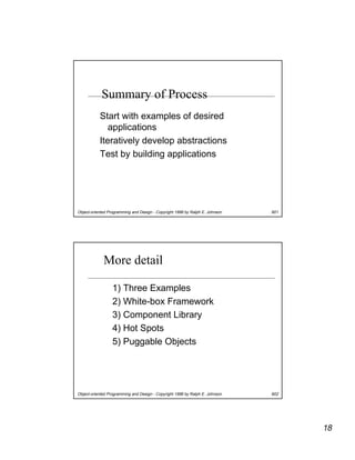 How to Design Frameworks