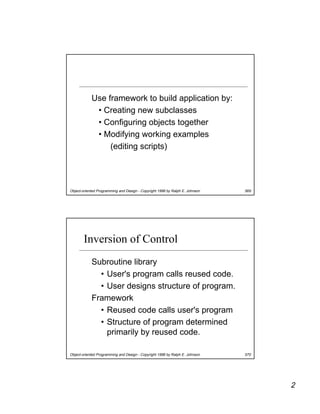 How to Design Frameworks