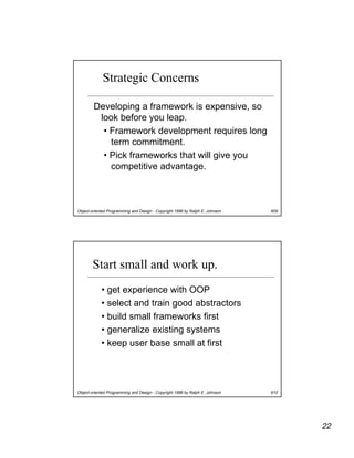 How to Design Frameworks
