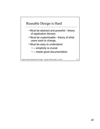 How to Design Frameworks