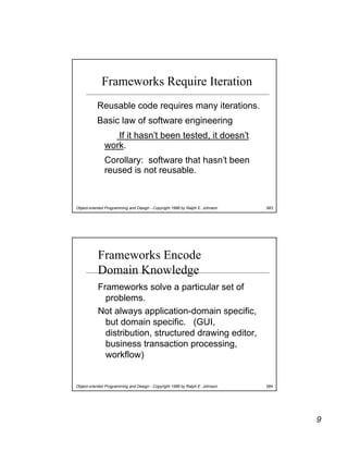 How to Design Frameworks