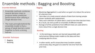 Comprehensive Guide to Tree Based Methods in Machine Learning | PPTX