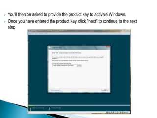 windows 8 installation | PPTX