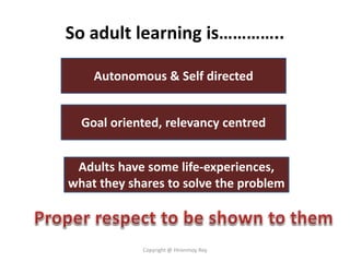 adult learning &learning process | PPT