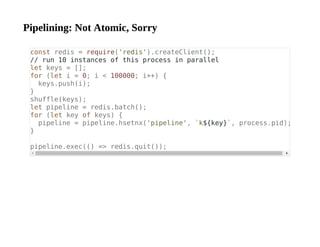 Atomicity In Redis: Thomas Hunter | PPT | Free Download