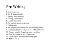 Article writing process | PPTX