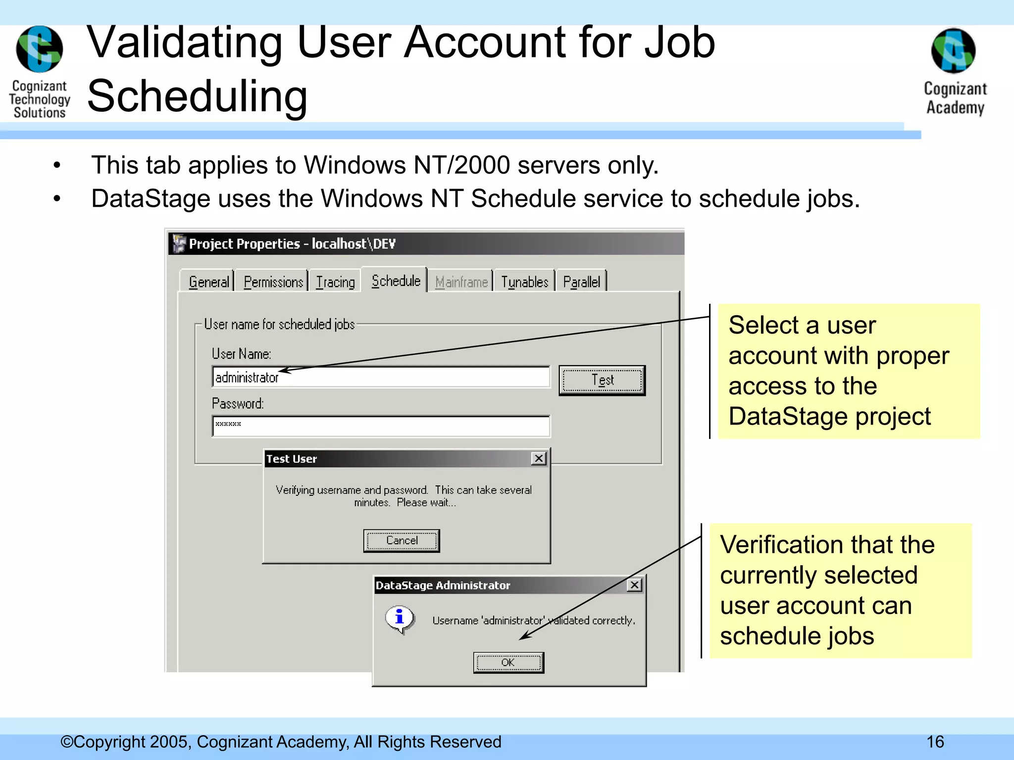 Day 1 Data Stage Administrator And Director 11.0
