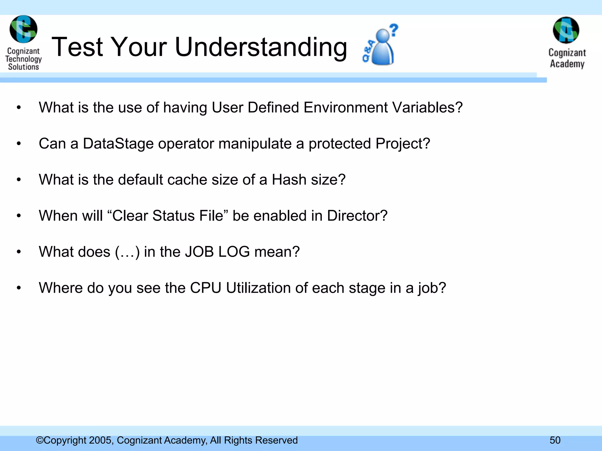 Day 1 Data Stage Administrator And Director 11.0