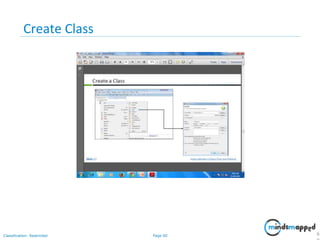 Page 60Classification: Restricted
Create Class
6
 