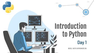 Day 1 Introduction to Python.pptx