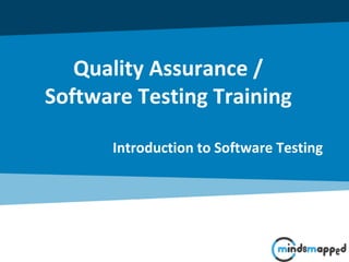 Introduction to Software Testing | PPT