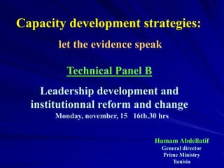 Day 1 Leadership and Change Management Tunisia Hmam[1].ppt