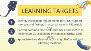 DAY 1 LFNC Sizes, PEC Rules, and Installation.pptx