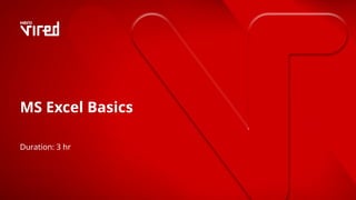 Day 1 MS Excel Basics #.pptxDay 1 MS Excel Basics #.pptxDay 1 MS Excel ...