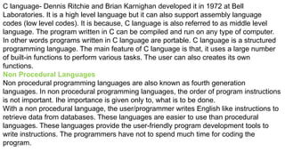 Comprehensive Overview of Programming Languages: High-Level and Low ...