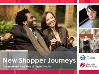 New Shopper Journeys
The Important New Role of Digital Media
 