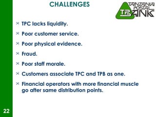 Tanzania Postal Bank's Sustainable Partnerships: A case study of our ...