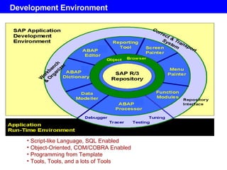 Development Environment Script-like Language, SQL Enabled Object-Oriented, COM/COBRA Enabled Programming from Template Tools, Tools, and a lots of Tools 