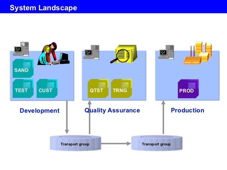 SAP Basics sap customer landscape diagram 