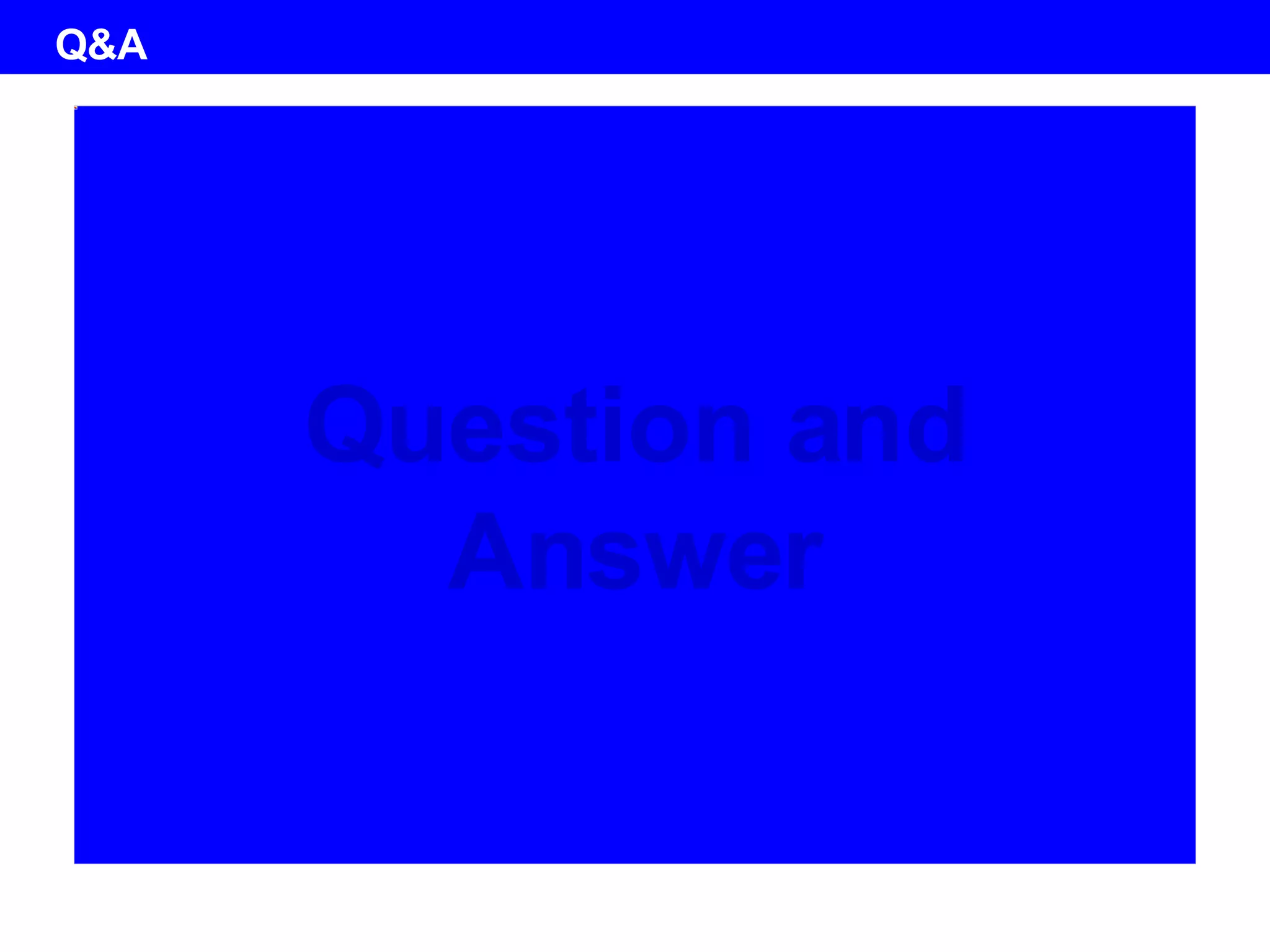 Q&A Question and Answer 