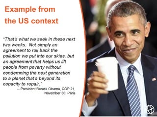 Example from
the US context
 