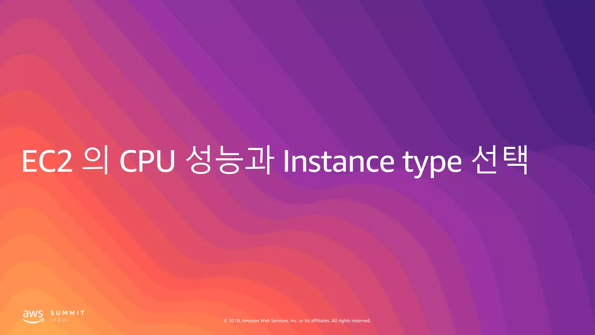 © 2019, Amazon Web Services, Inc. or its affiliates. All rights reserved.
 