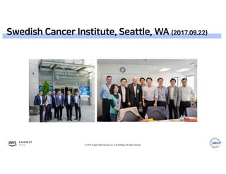 © 2019, Amazon Web Services, Inc. or its affiliates. All rights reserved.
Swedish Cancer Institute, Seattle, WA (2017.09.22)
 