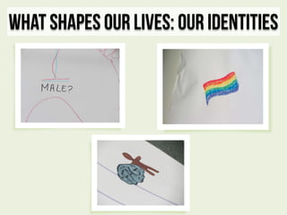 What Shapes Our Lives: Our Identities

 