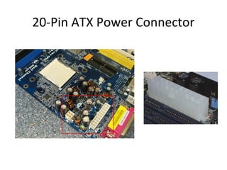 20-Pin ATX Power Connector
 