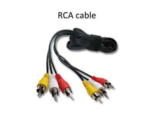 RCA cable
 