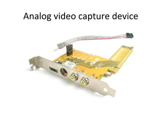 Analog video capture device
 