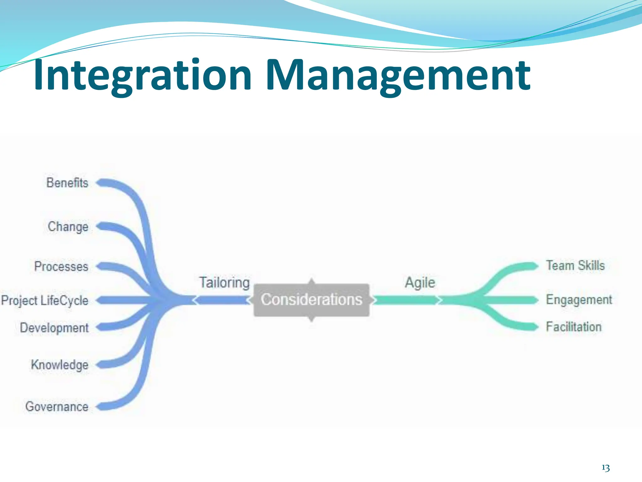 Integration Management
13
 