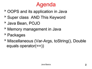 OOPS in java | Super and this Keyword | Memory Management in java ...