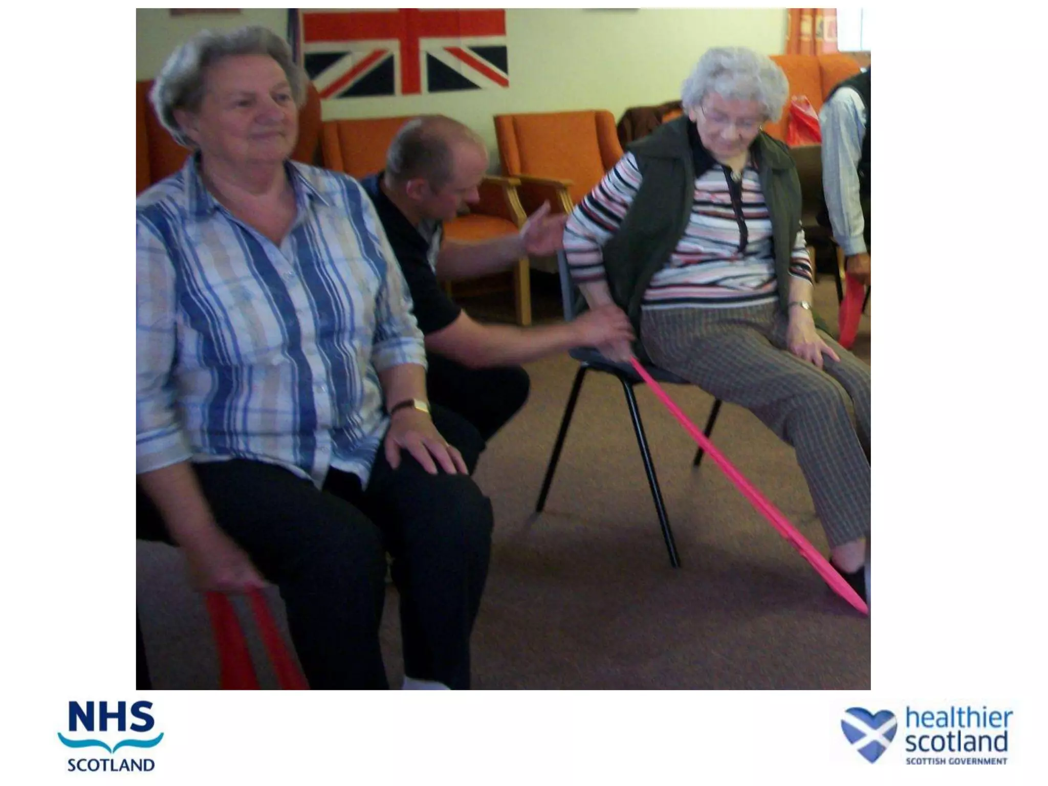 Benefits Reported by Attendees
• My arms are looser, I can reach up behind
  my neck again
• I‟m more flexible, and balance has
  improved, it‟s easier putting on socks
• It gets me out of the house, we have a good
  laugh and it‟s good for us.
• I‟m thinking of using the bus again, it would
  be good to be more independent.
• My wife‟s concentration is better and she‟s
  more settled. We both really enjoyed coming
  to the class (Carer of dementia sufferer)
 